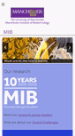 Mobile Screenshot of mib.ac.uk