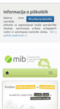 Mobile Screenshot of mib.si